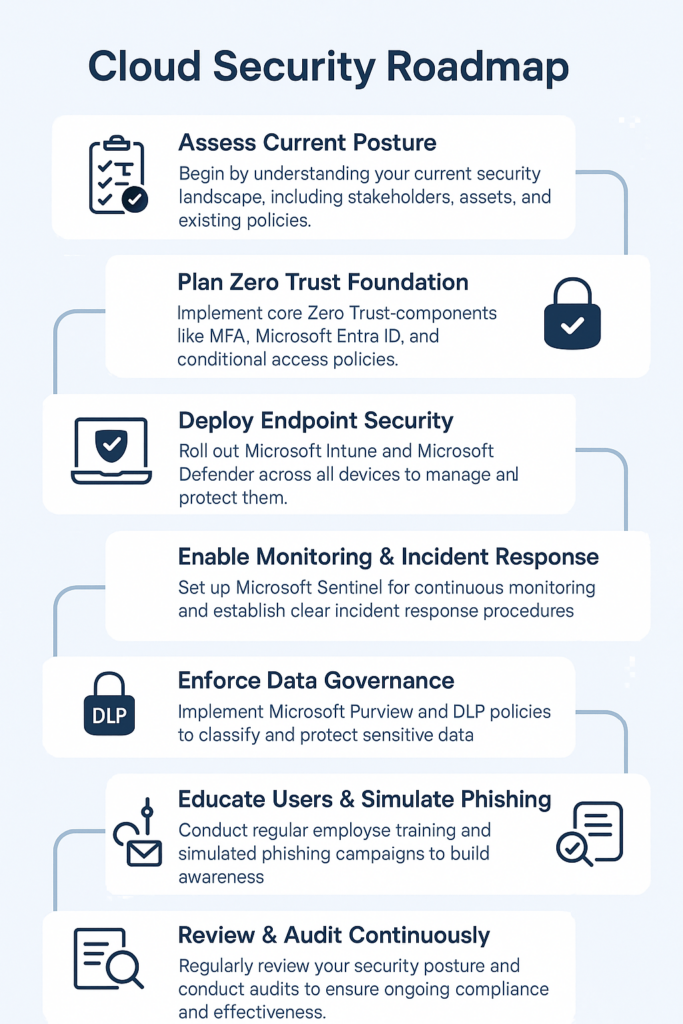 Cloud security roadmap